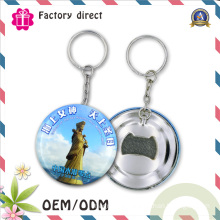 50mm Carry-on Souvenir for Round Shape Travelling Keychain Opener
